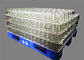 Protections en plastique écologiques de couche sur des palettes pour le transport de bouteilles en verre
