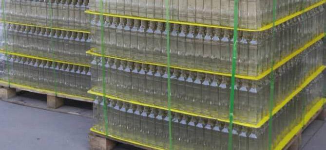 Intercalaires en plastique employés par des industries des boissons pour le transport de bouteilles
