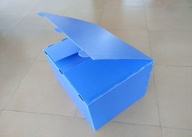 Boîtes en plastique ondulées réutilisables et recyclables avec le couvercle de serrure d'individu